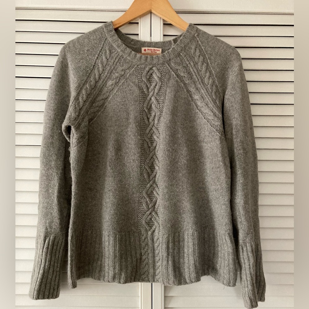 Brooks Brothers vintage red fleece fishermen sweater - Picture 1 of 9